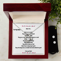 Nana's Are Heart Necklace